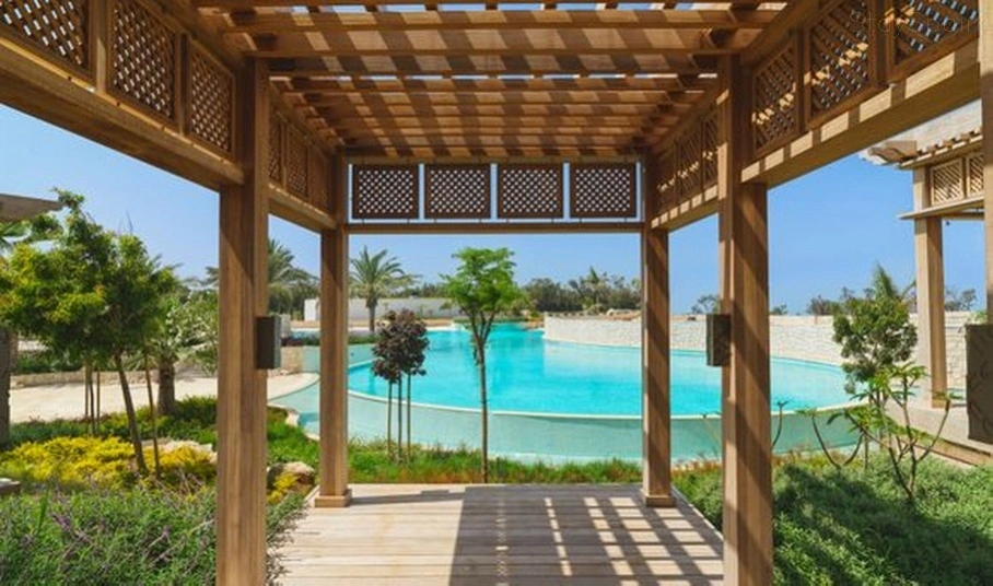 casino hotel pool area mediterranean